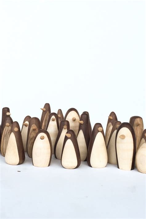 Wood Turned Penguins 